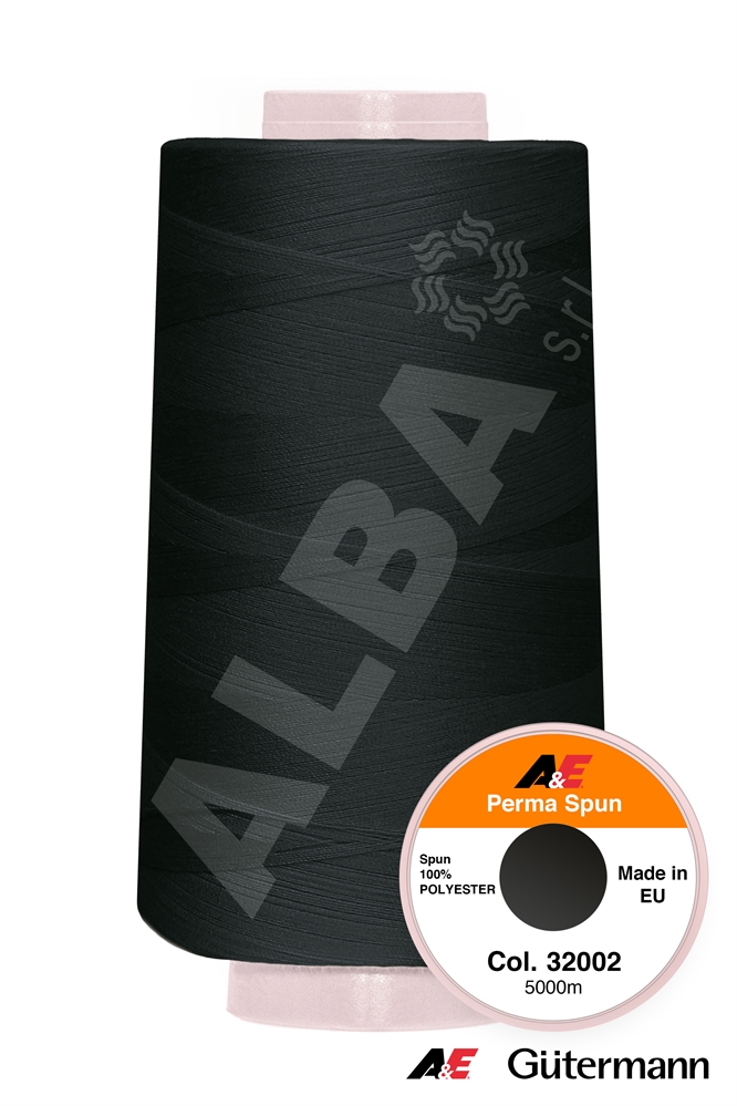 PERMA SPUN 120/5000MT.COL. 32002 NERO