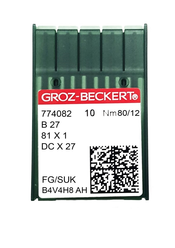 AGHI B27/81x1/DCx27 GROZ-BECKERT FINEZZA 080 FG/SUK