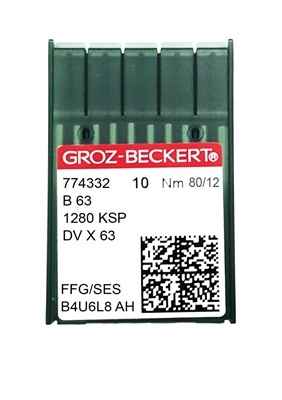 AGHI B63/1280KSP/DVx63 GROZ-BECKERT FINEZZA 080 FFG/SES