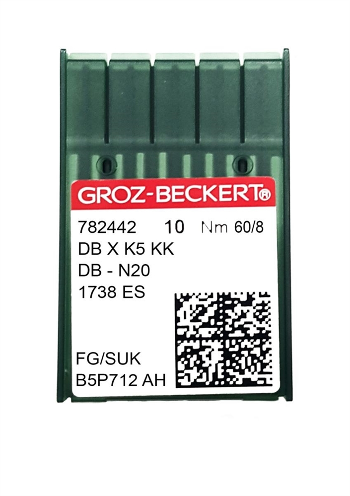 AGHI DBXK5 KK/DB-N20/1738ES GROZ-BECKERT FINEZZA 060 FG/SUK