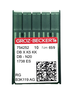 AGHI DBXK5 KK/DB-N20/1738ES GROZ-BECKERT FINEZZA 065 RG