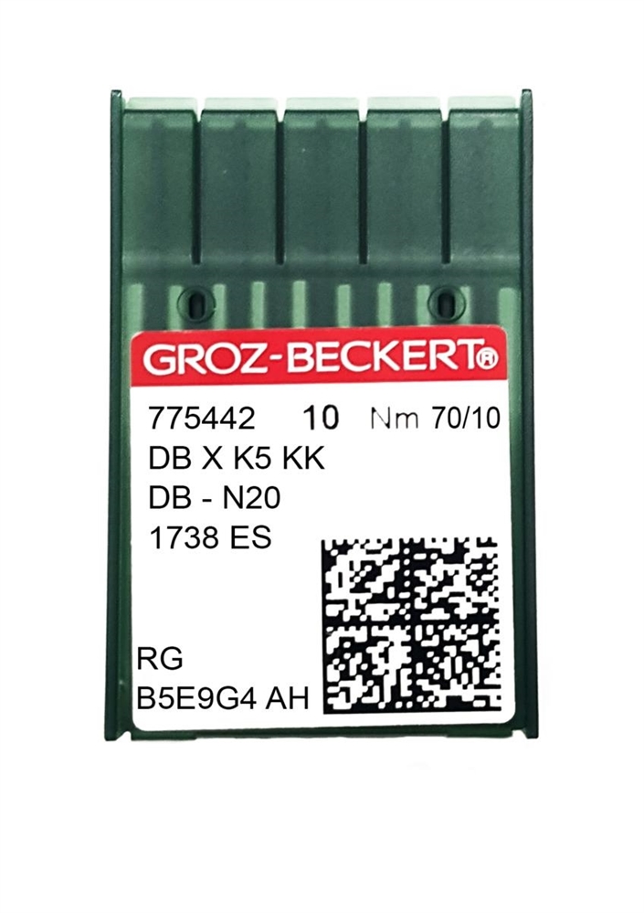 AGHI DBXK5 KK/DB-N20/1738ES GROZ-BECKERT FINEZZA 070 RG