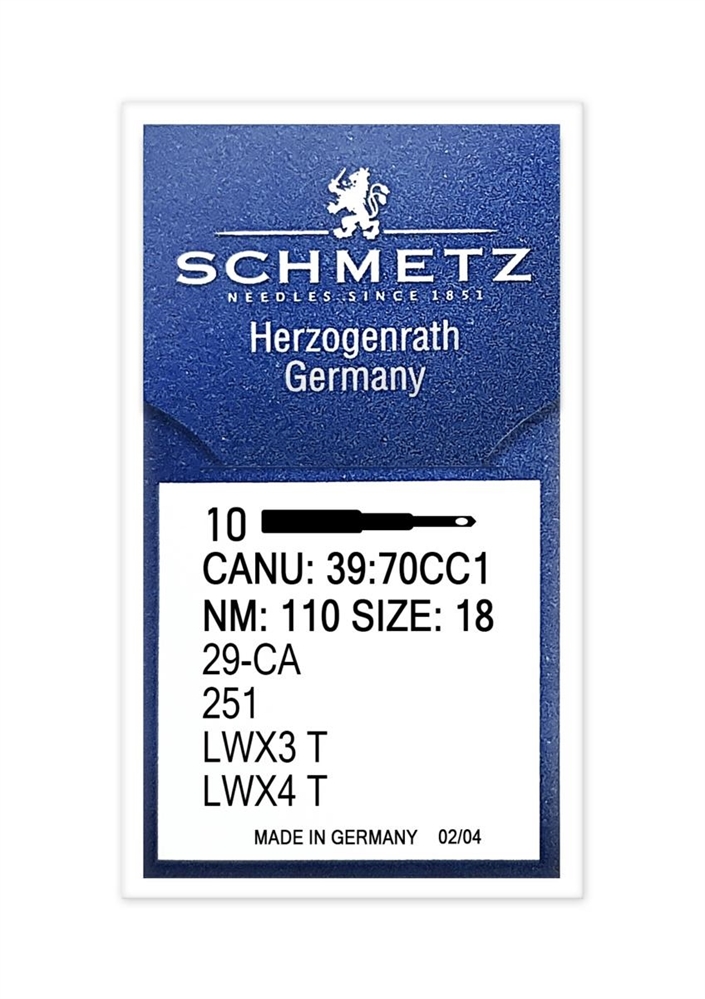 AGHI 251/29-CA/LWx3T/LWx4T SCHMETZ FINEZZA 110