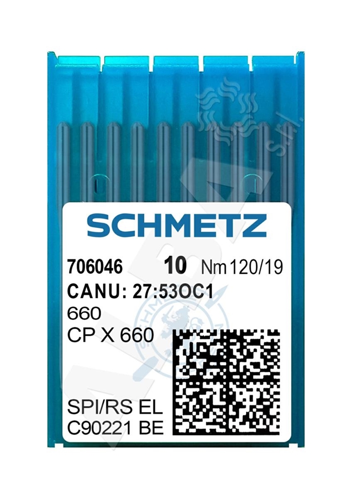 AGHI CPx660 SCHMETZ FINEZZA 120/19 SPI/RS EL (PER RIMAGLIO)