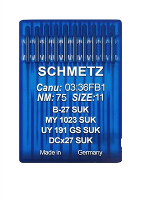 AGHI B27SUK/MY1023/UY191GS/DCx27 SCHMETZ FINEZZA 075 SUK