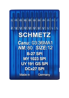 AGHI B27SPI/MY1023/UY191GS/DCx27 SCHMETZ FINEZZA 080 SPI