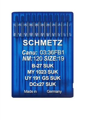 AGHI B27SUK/MY1023/UY191GS/DCx27 SCHMETZ FINEZZA 120 SUK