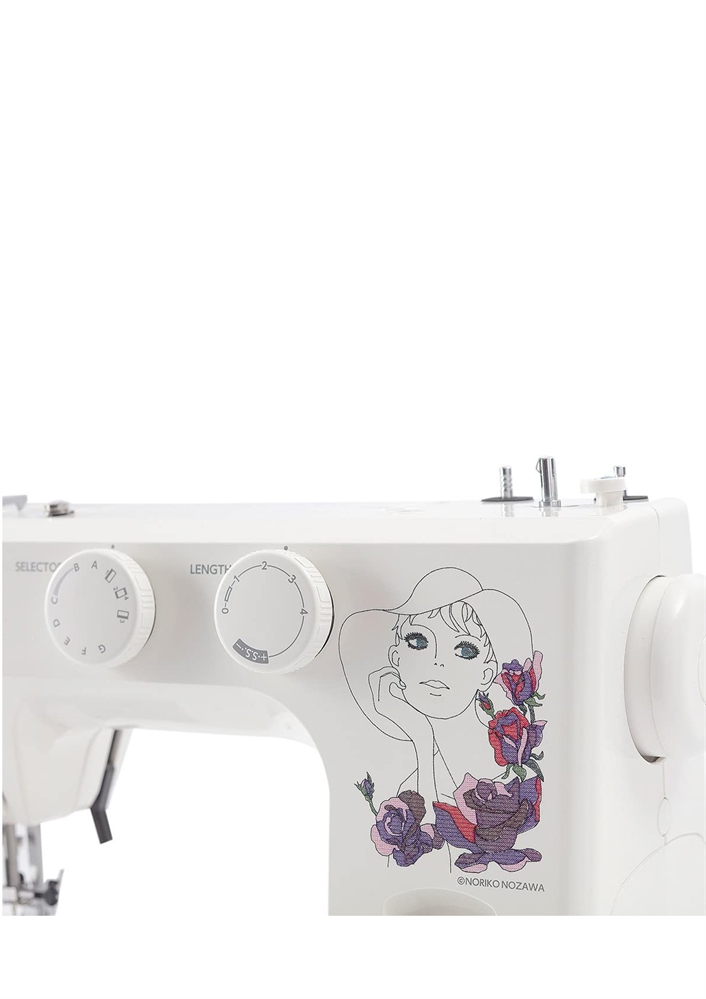 JANOME 1028 GLAMOUR MACCHINA FAMIGLIA OSCILLANTE BRACCIO LIBERO