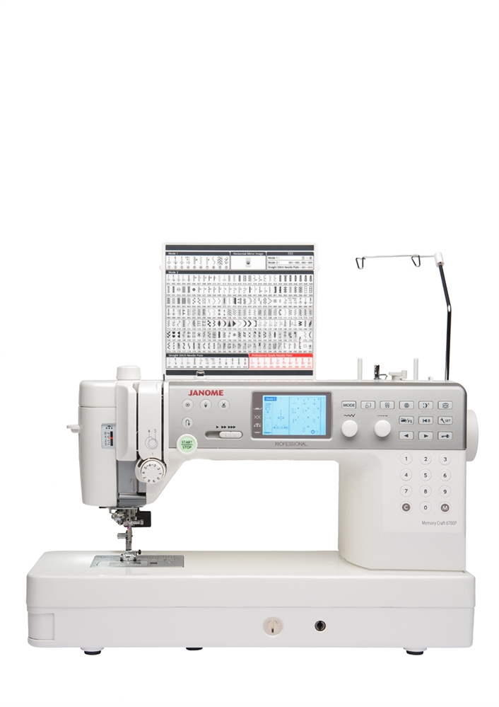JANOME MEMORY CRAFT MC 6700P MACCHINA FAMIGLIA PROFESSIONALE