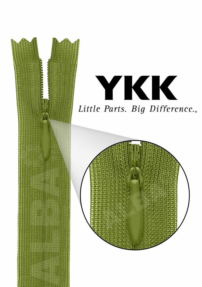 LAMPO INVISIBILE 0077600 YKK CM.60 COL.Y033      CHC-26 DA EBP12