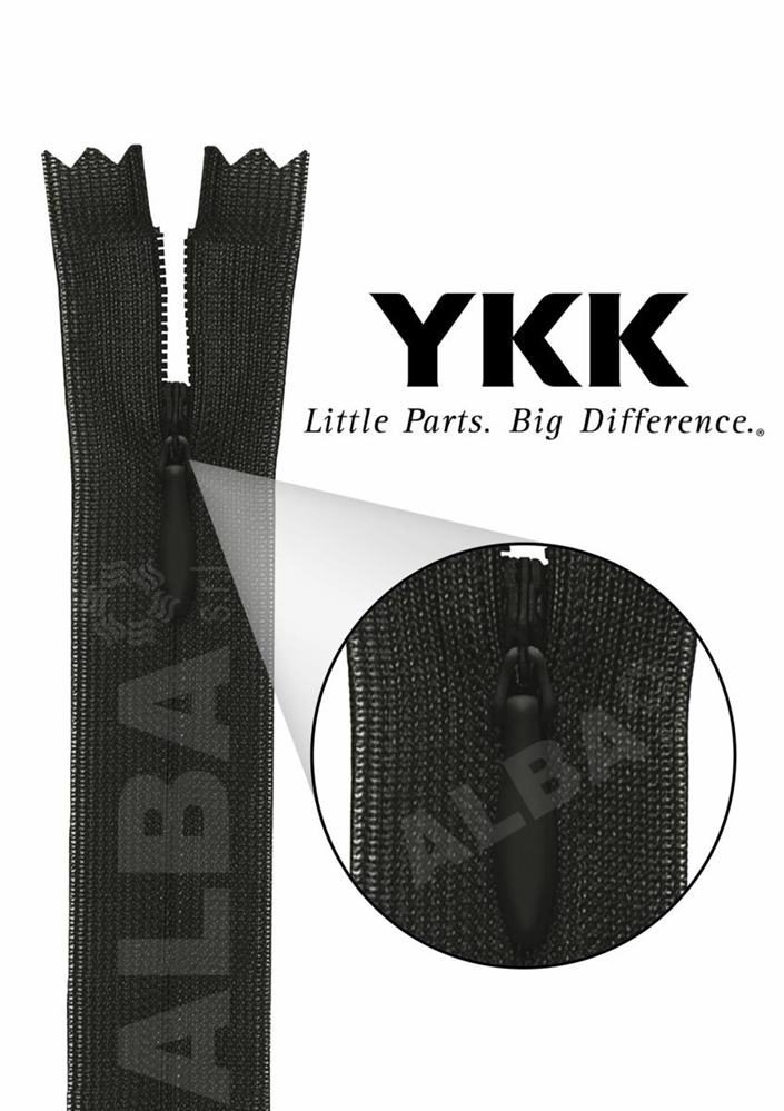 LAMPO INVISIBILE 0077600 YKK CM.60 COL.Y035     CHC-26 DA EBP12