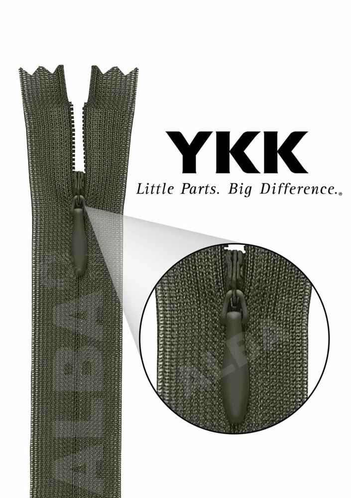 LAMPO INVISIBILE 0077600 YKK CM.60 COL.076      CHC-26 DA EBP12