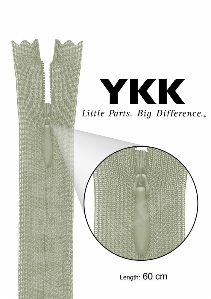 LAMPO INVISIBILE 0077600 YKK CM.60 COL.202      CHC-26 DA EBP12