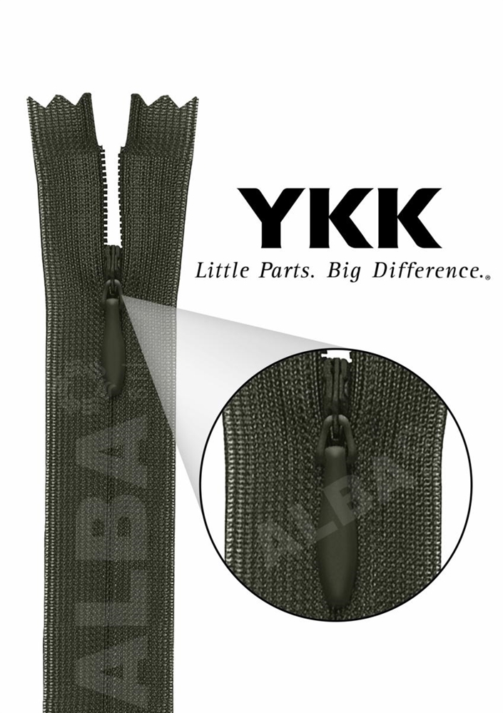 LAMPO INVISIBILE 0077600 YKK CM.60 COL.Y242     CHC-26 DA EBP12