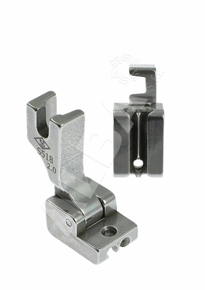 PIEDINO CERNIERA INVISIBILE SCANALATO 2      S518YS