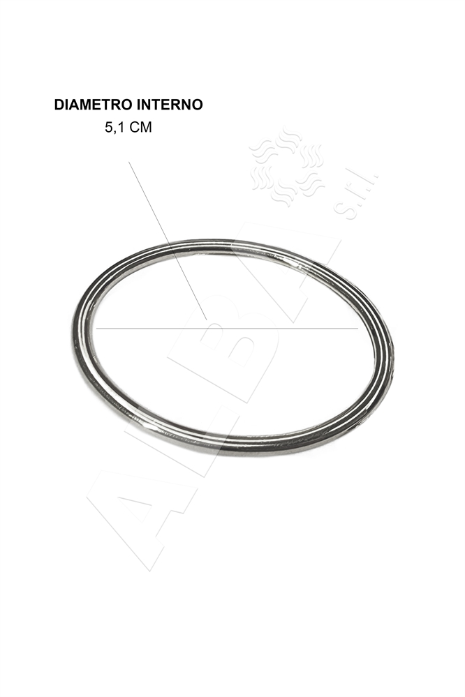 ACCESSORIO OVALE PA618/AQZ NICHEL + PROTEZIONE MIS.510