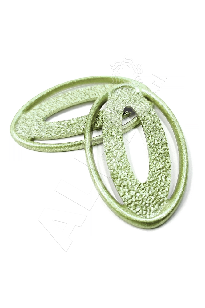 ACCESSORIO OVALE PA650/103 EFF.METALLIZZATO COLORE VERDE