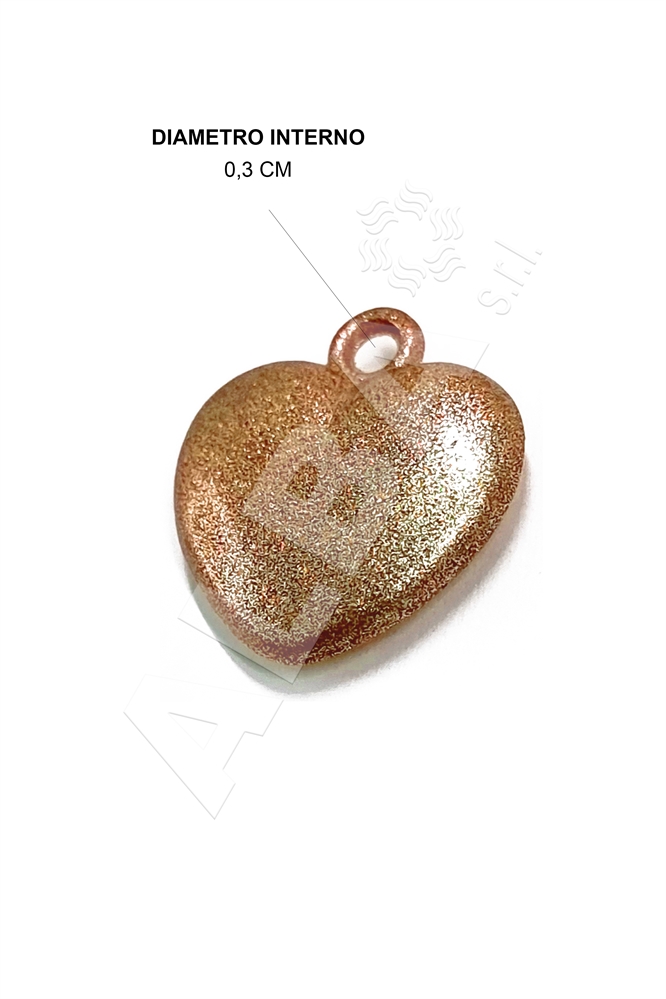 CUORE PA618/AZ89 METALLIZZATO RUGGINE