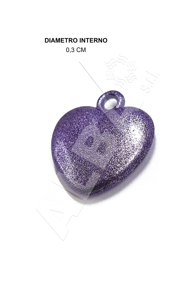 CUORE PA618/AZ89 METALLIZZATO VIOLA