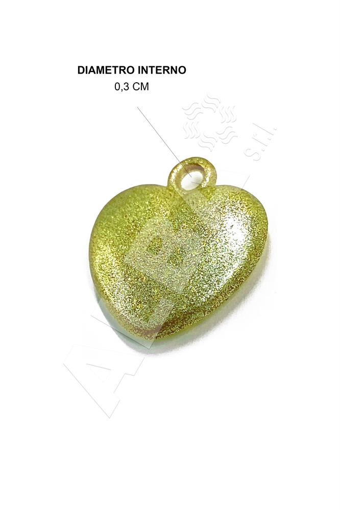 CUORE PA618/AZ89 METALLIZZATO VERDE
