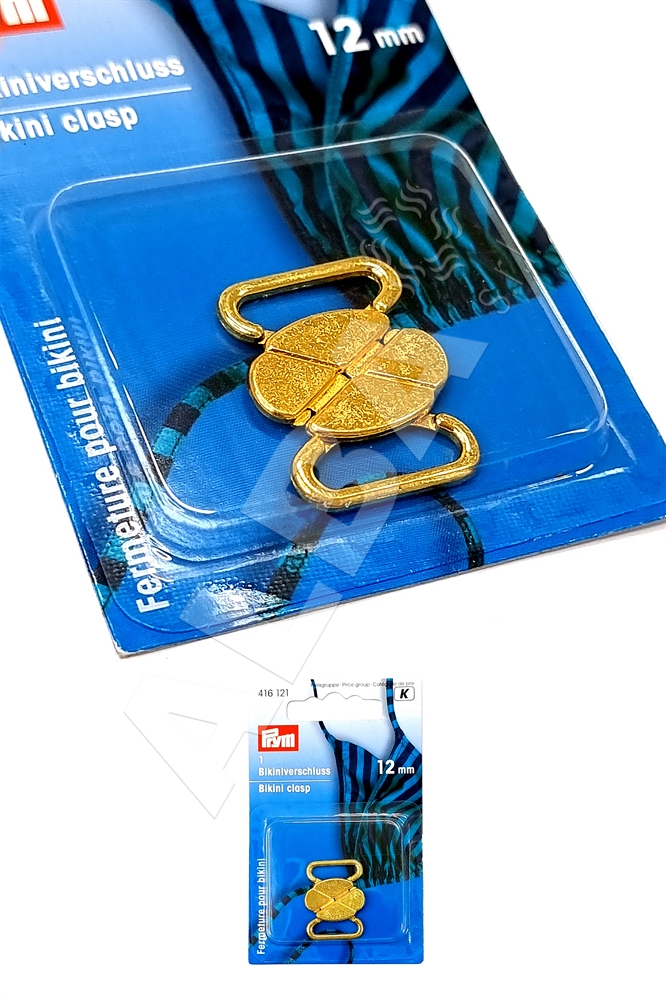 CLIPS X BIKINI METALLO 12MM CONF.1 PZ.