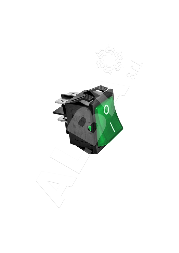 INTERRUTTORE PER CALDAIA (VERDE) 4 FASTON