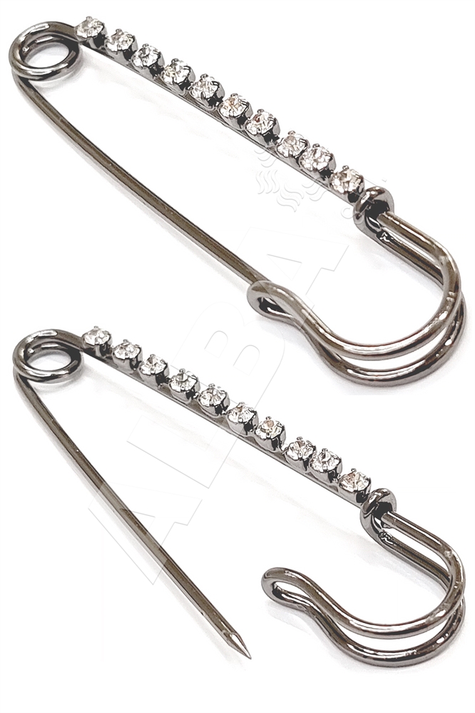 SPILLA CON STRASS PA620 CANNA DI FUCILE