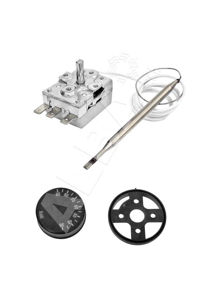 TERMOREGOLATORE C/SONDA DA 30° A 90°C