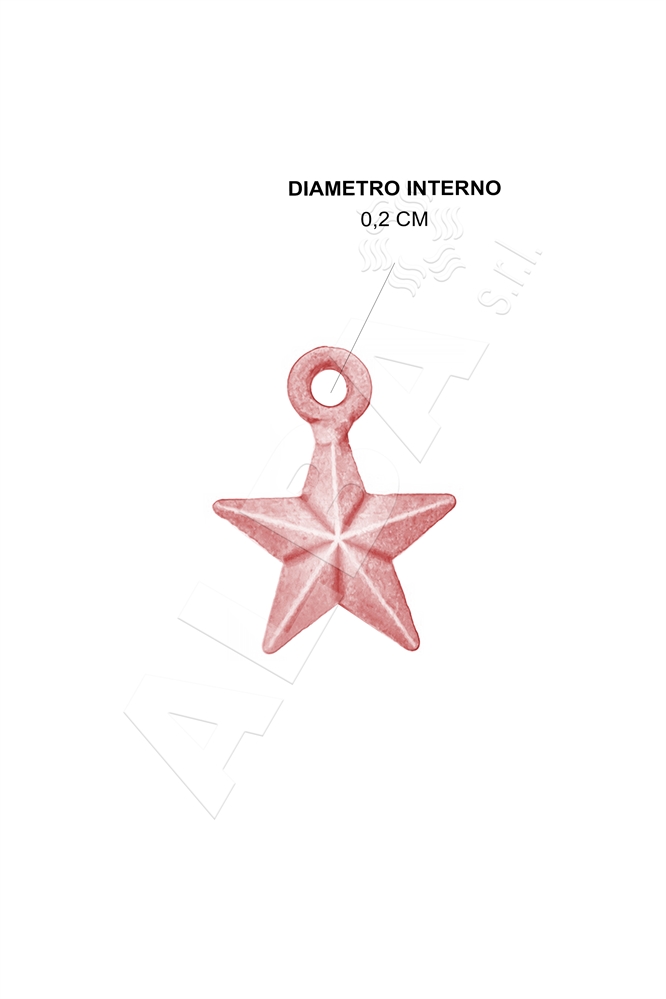 STELLINA CERAMICATA PA618/AZ88 ROSA