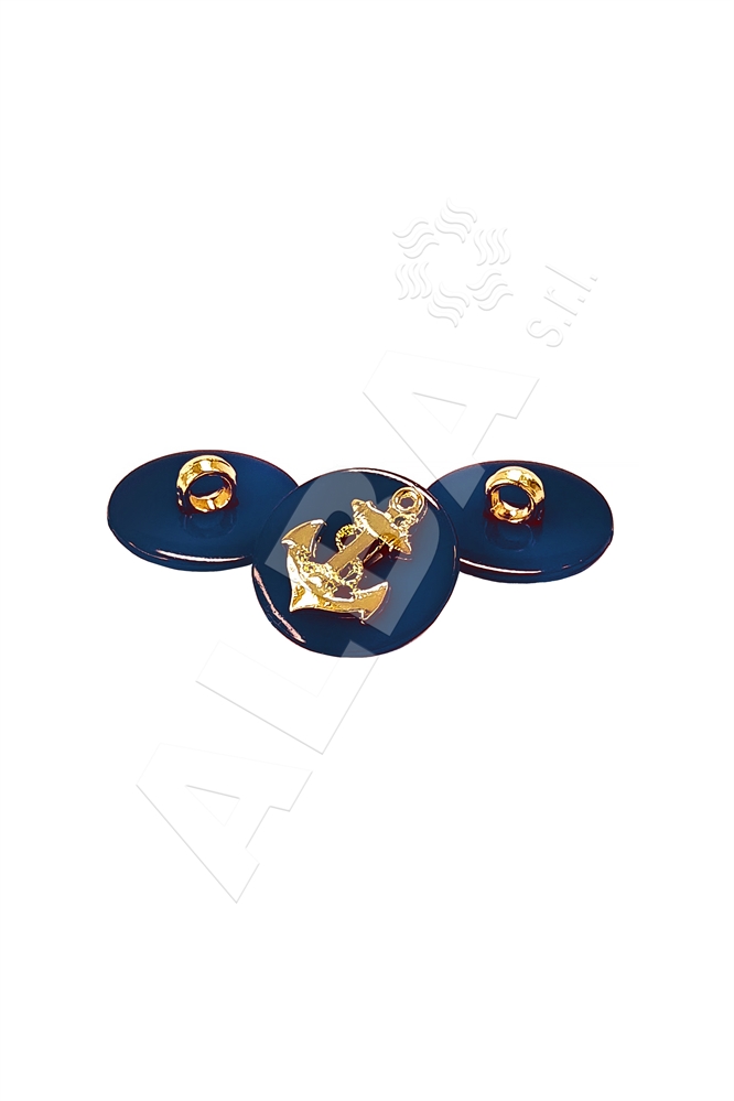 BOTTONI PA620/2357 BLU CON ANCORA MM.12
