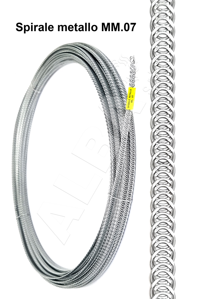 SPIRALE METALLO MM07 X TERMINALI - VENDITA AL METRO