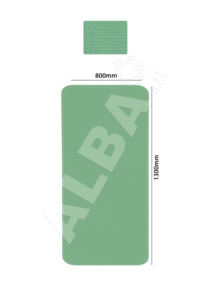 TELO TERYLENE VERDE MOD.30 1300X800MM RETTANGOLARE