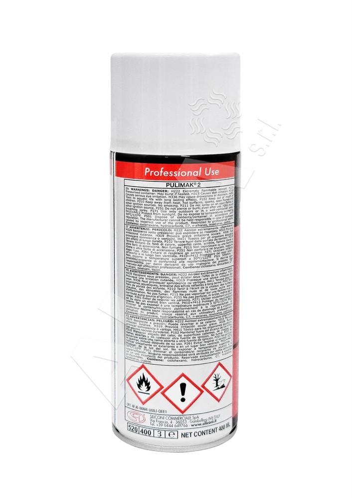 SPRAY SMACCHIATORE TALCO SECCO PULIMAK 2 400ML (B285/2)EUR1