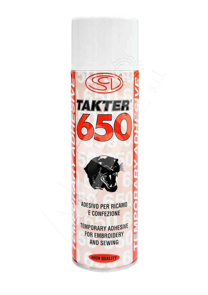 SPRAY ADESIVO TEMPORANEO TAKTER 650 500ML COLLA RICAMO (A1099)