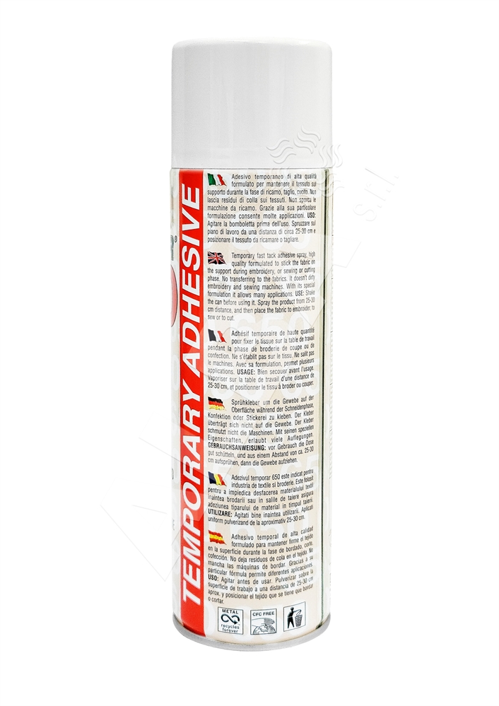 SPRAY ADESIVO TEMPORANEO TAKTER 650 500ML COLLA RICAMO (A1099)