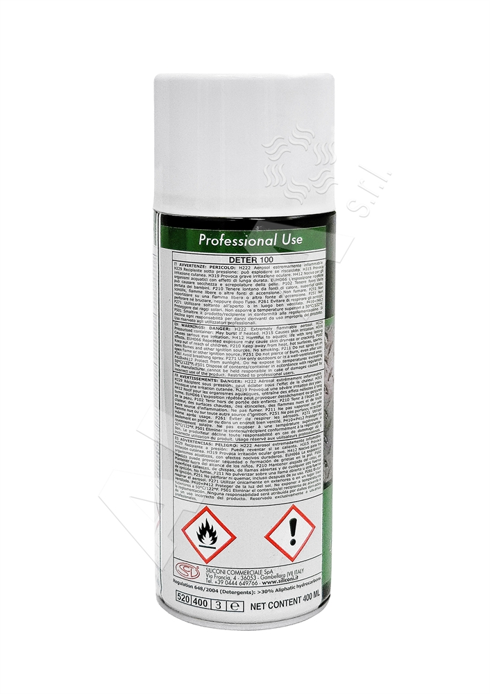 SPRAY DETERGENTE PULITORE PER MOLE DETER100 400ML A1096