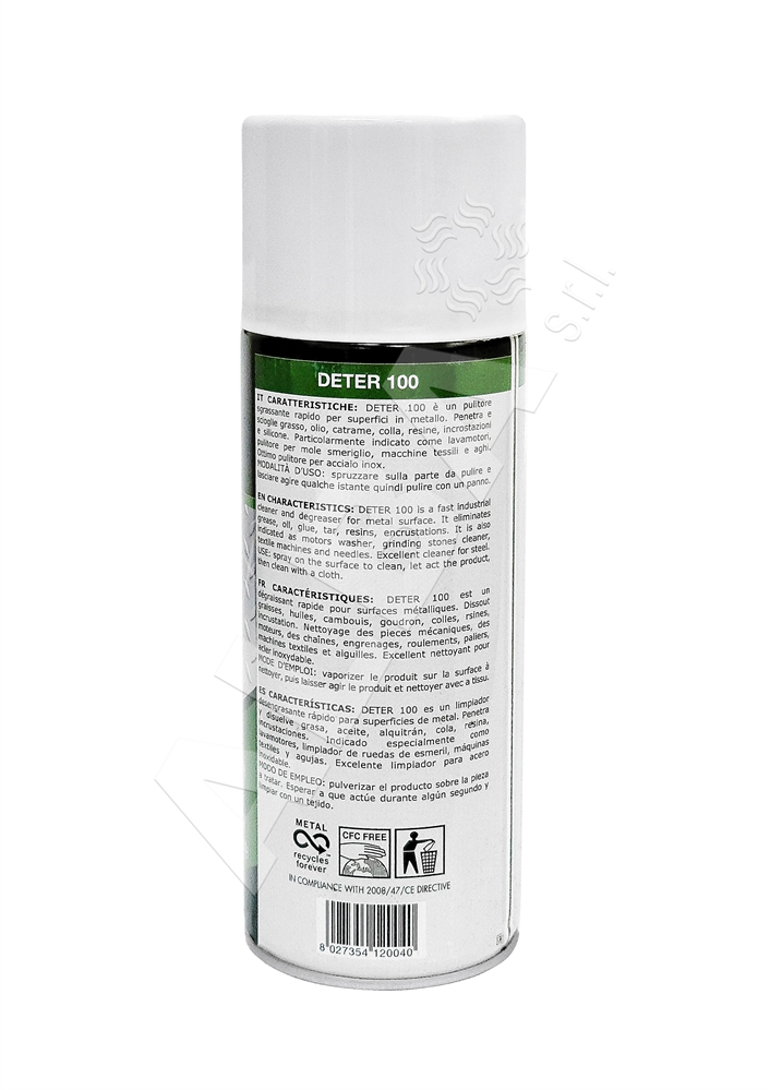 SPRAY DETERGENTE PULITORE PER MOLE DETER100 400ML A1096