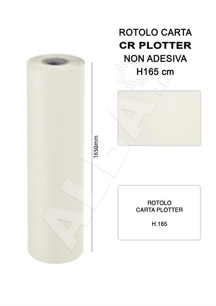CARTA TERMO CR PLOTTER H.165   (ADESIVA)