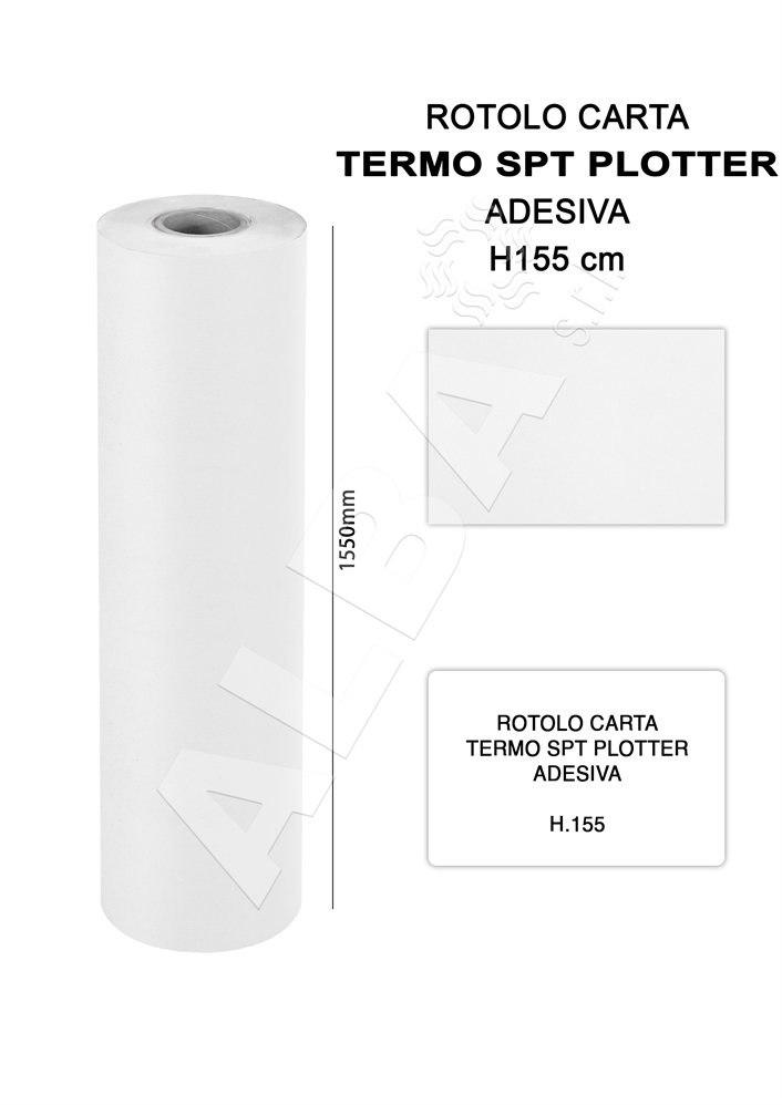 CARTA TERMO SPT PLOTTER H.155   (ADESIVA)            rif.PLHS9S