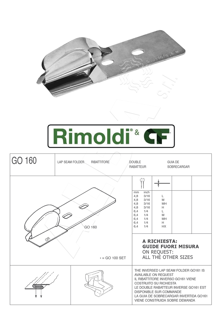 RIBATTITORE GO160 4,8 M