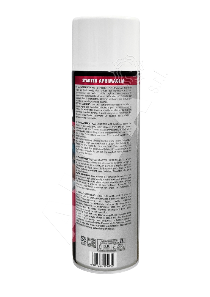 SPRAY STARTER APRIMAGLIA PULITORE FORTE X SERIGRAFIA 500ML
