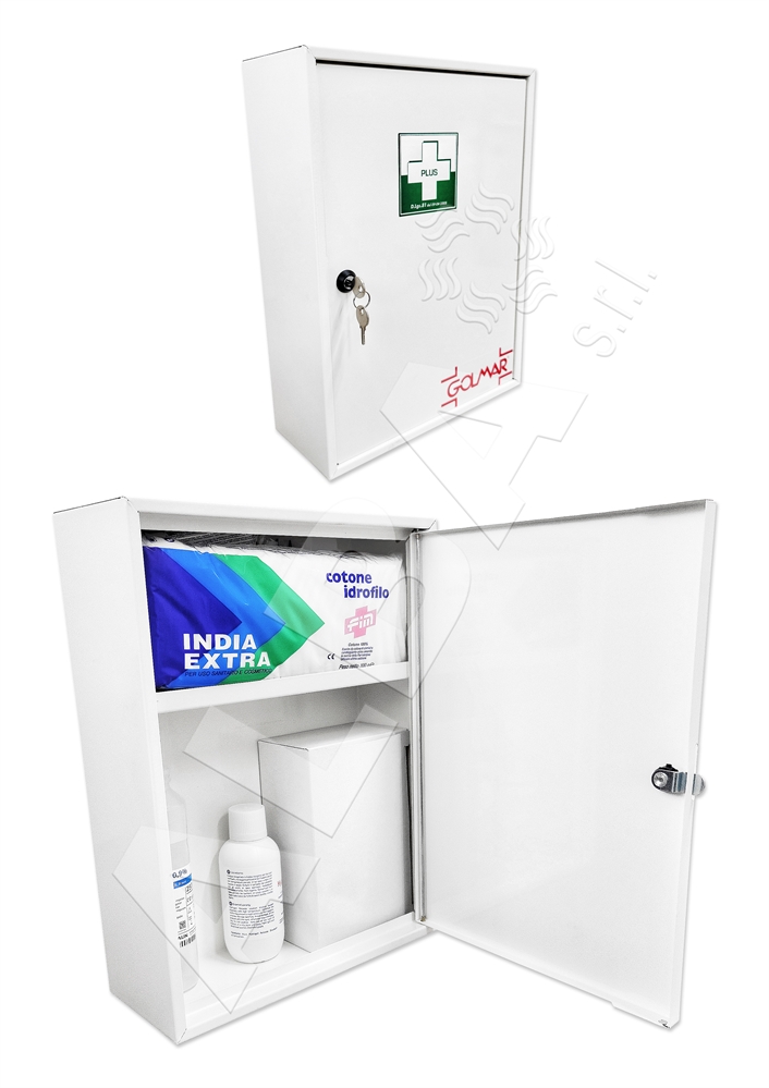 CASSETTA MEDIPAC METAL C ALL.2 +626 FINO 2 DIP PRONTO SOCCORSO