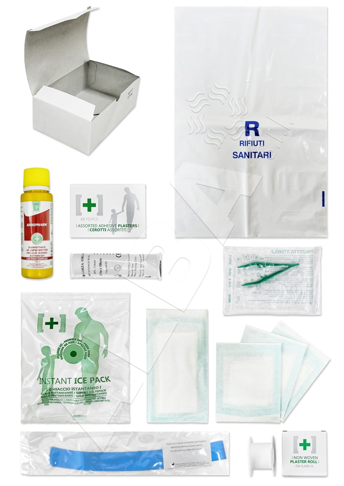CASSETTA MEDIPAC METAL C ALL.2 +626 FINO 2 DIP PRONTO SOCCORSO
