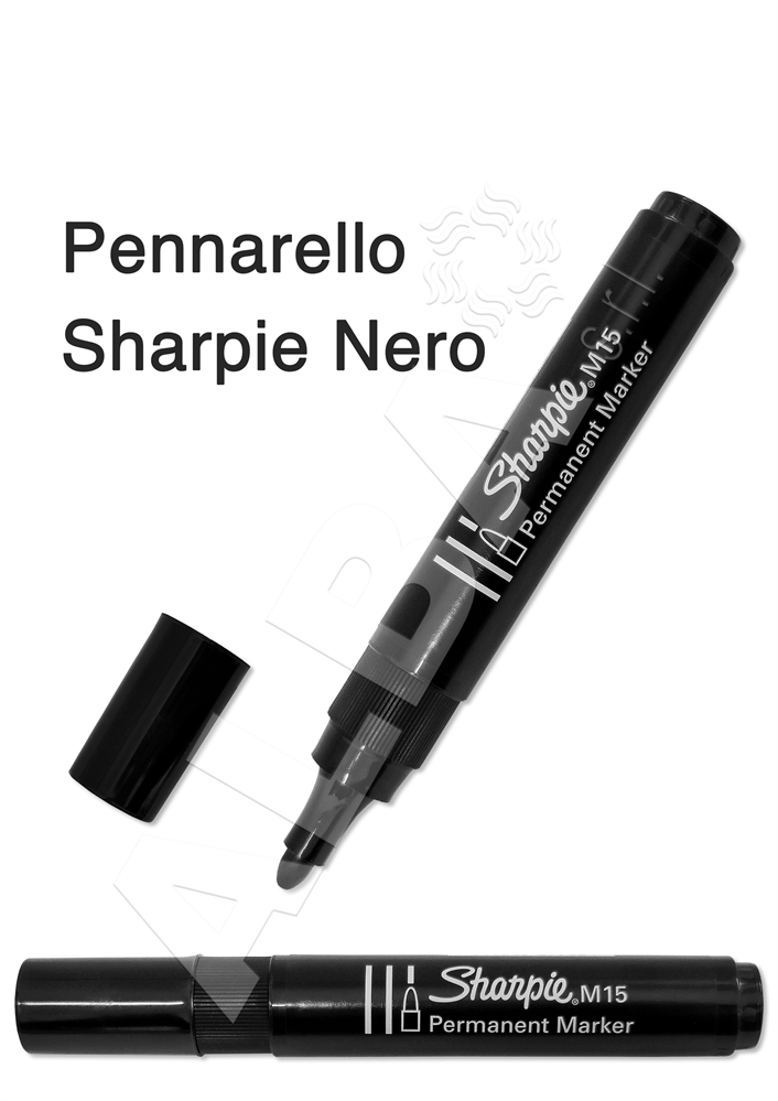 PENNARELLO SHARPIE NERO/BLACK PERMANENT MARKER MM15 INDELEBILE