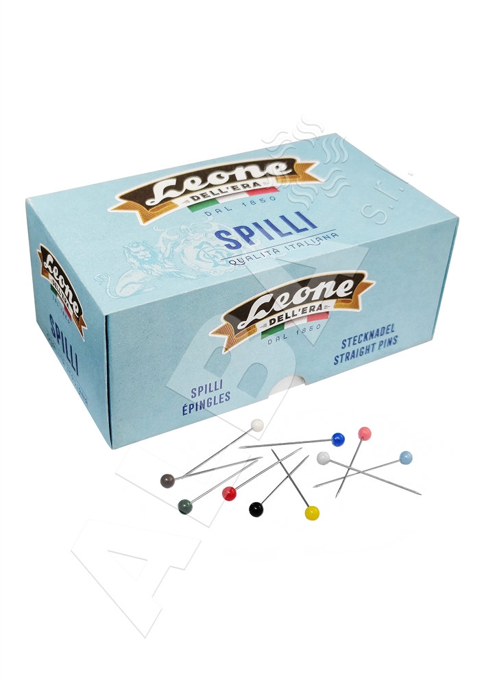SPILLI ACCIAIO GR400 mm32X0,60 TESTA COLORATA 5000pz LEONE SC50