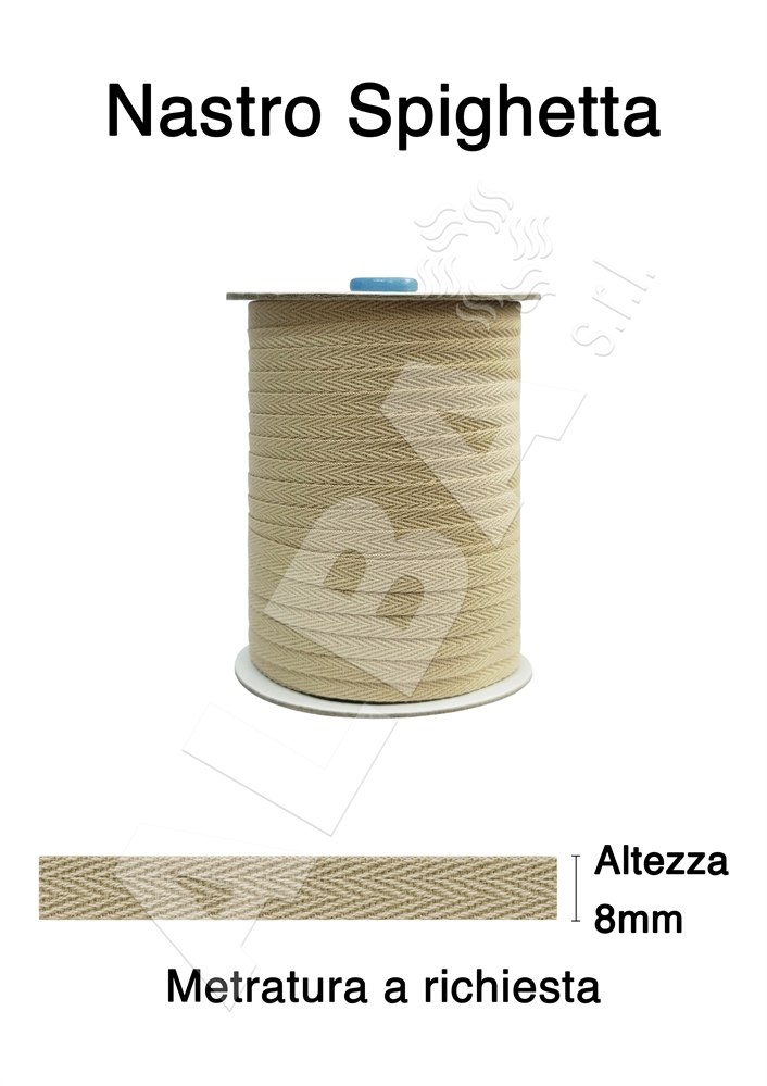 NASTRO SPIGHETTA MM008 COL 3099     COTONE 100%