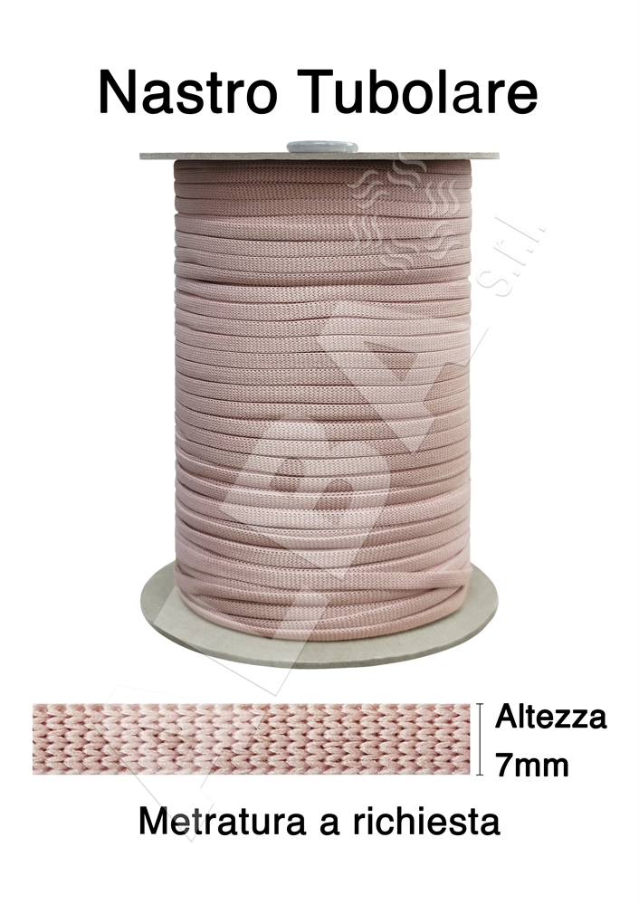 NASTRO TUBOL.ART3060 MM07 COL 007/783 POLIESTERE 100%
