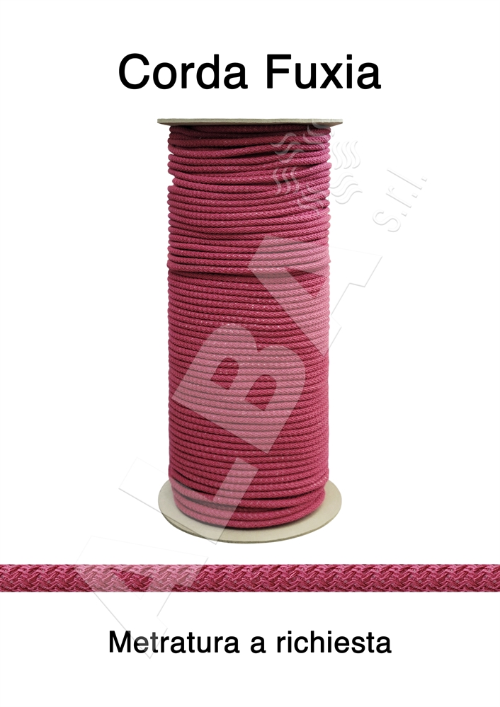 CORDA DA MM.05 PE FIL COL.17 FUXIA  INTRECCIO DOPPIO