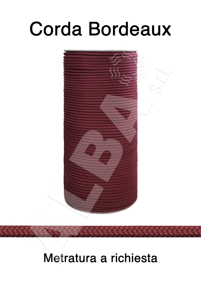 CORDA DA MM.05 PE FIL COL.26 BORDO'      INTRECCIO SEMPLICE