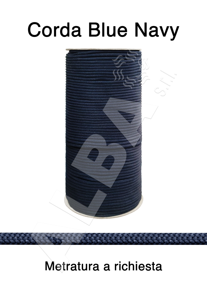 CORDA DA MM.05 PE FIL COL.33 BLU NAVY INTRECCIO SEMPLICE